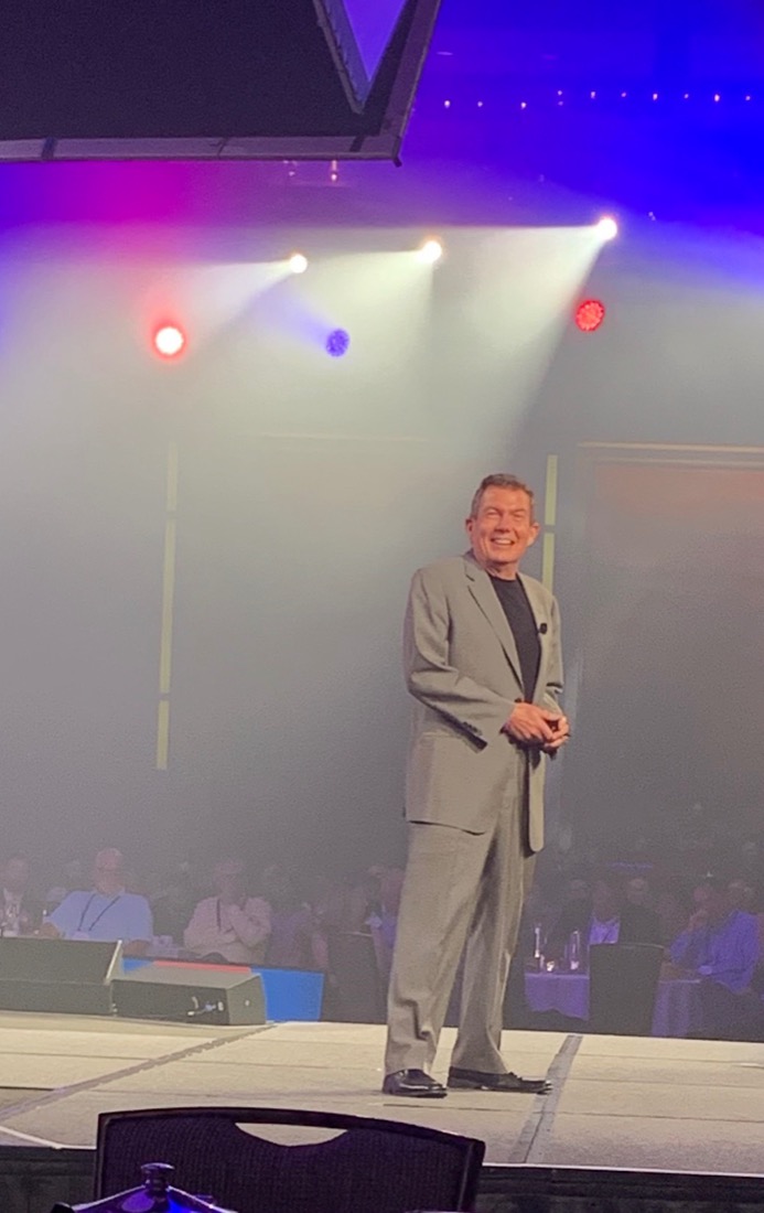Terry L. Fossum on stage